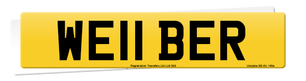 Registration number WE11 BER